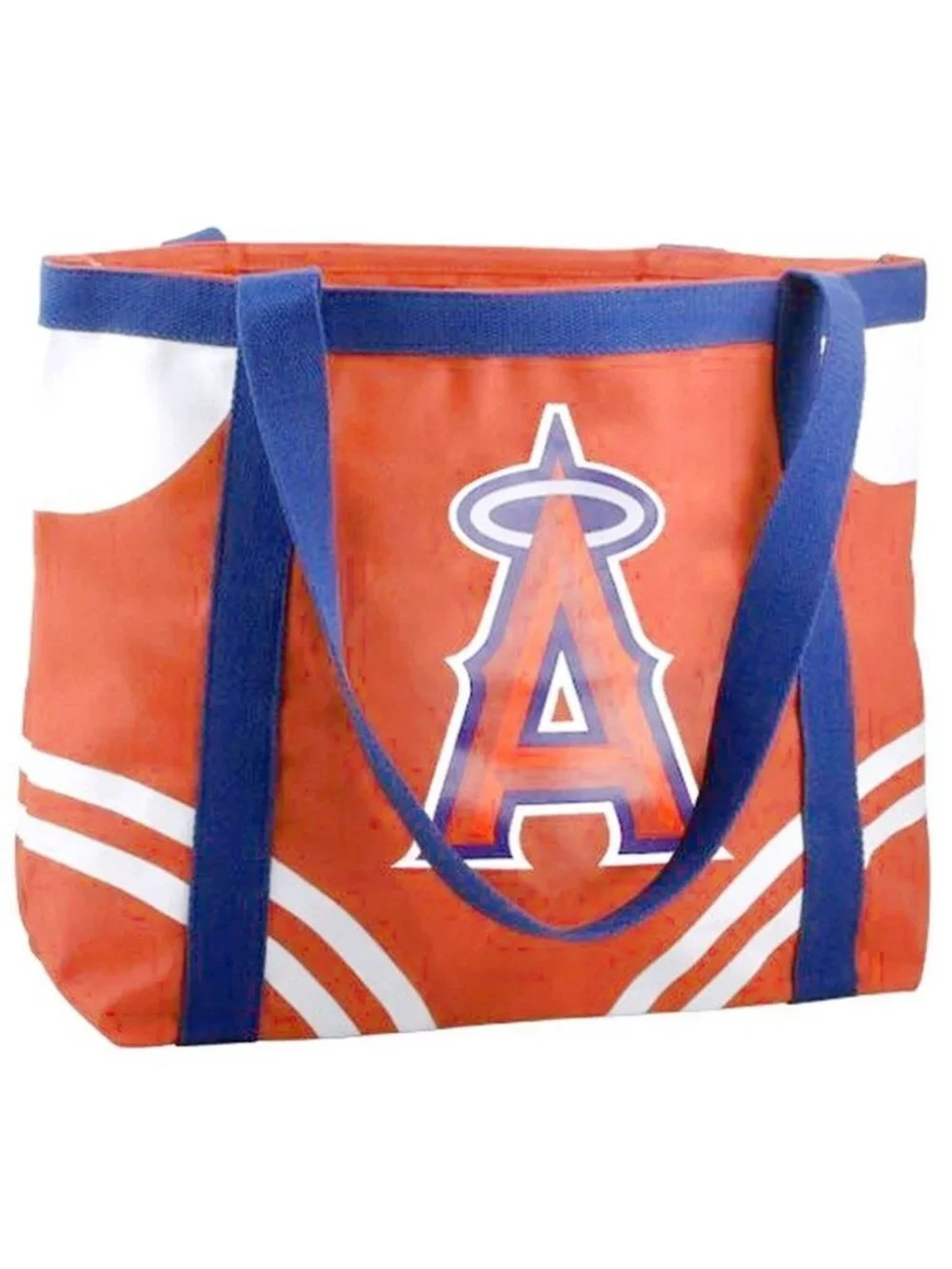 Los Angeles Angels Tote Bag Canvas Tailgate Bag Inside Zipper Pocket 13x20 MLB